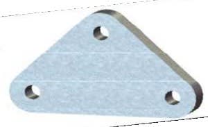 YUGOS TRIANGULARES Ø:18MM L:100X210MM MODELO YVS-16/210 ARAGCU AT1