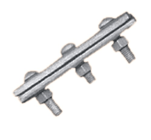 GRAPA PARALELA DOBLE VIA DE TRES PERNOS DE 3/8'' 30KN AP5480202 ARAGCU RT1