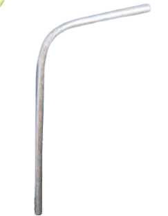 PASTORAL TIPO PARABOLICO 2'' H:2500 V:1880 R:600MM GALV CALIENTE AP6070100 ARAGCU AP