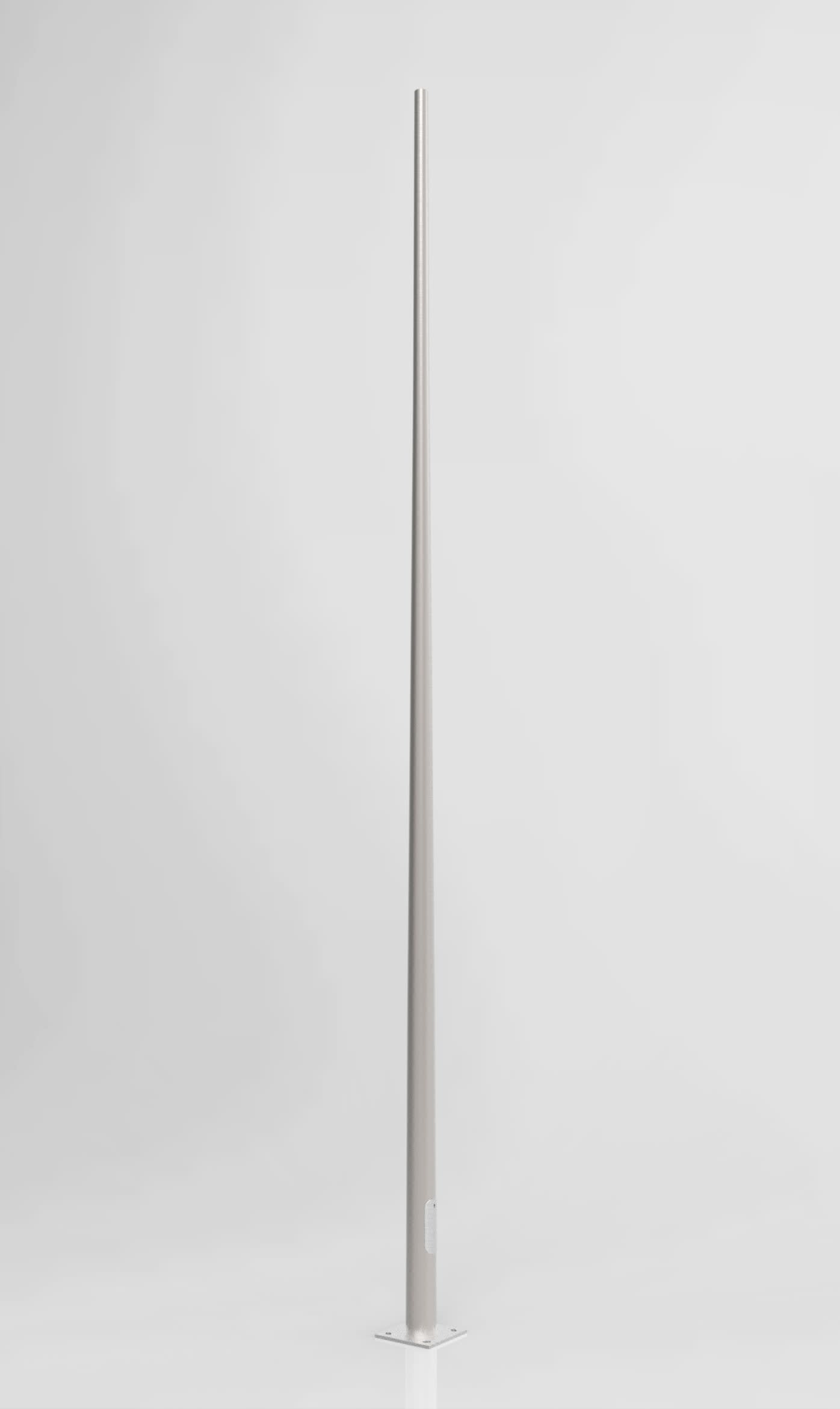 POSTE TUBULAR TP TRONCO CONICO 12MTS BASE 480X260MM GALV CALIENTE ARAGCU AR1