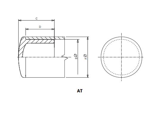 TAPON FINAL PARA CERRAR TUBOS AT-60 ARAGCU AS1