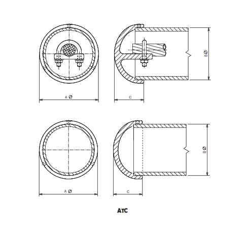 TAPON CORONA PARA EXTREMO DE TUBO ATC-250 ARAGCU AS1