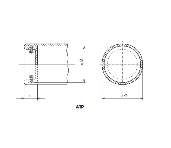 TAPON PARA TUBO SIN CABLE ATP-250 ARAGCU AS1