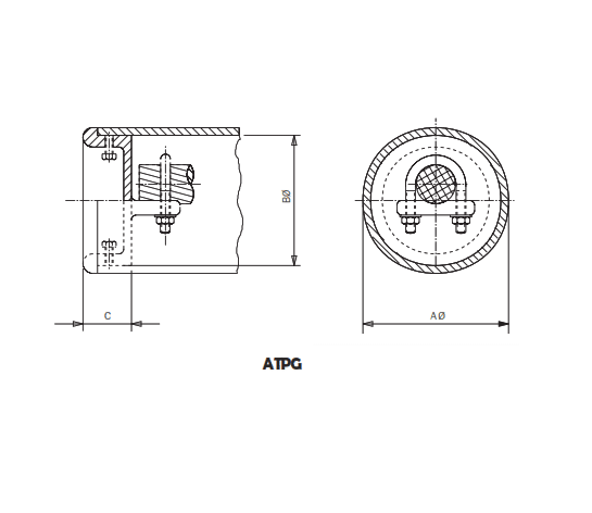 TAPON PARA TUBO CON CABLE INTERIOR ATPG-250 ARAGCU AS1