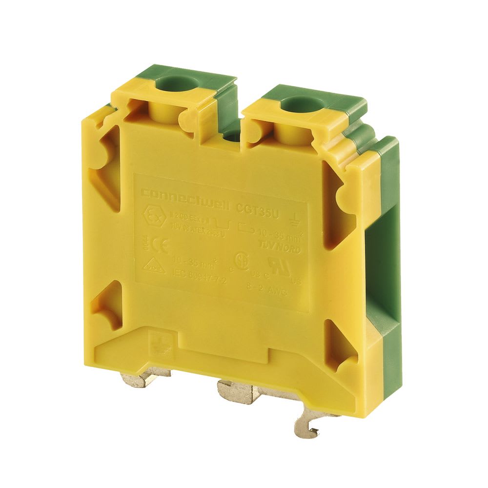 BORNE DE TIERRA 35MM2 CON PIE METALICO CGT35U CONNECTWELL1