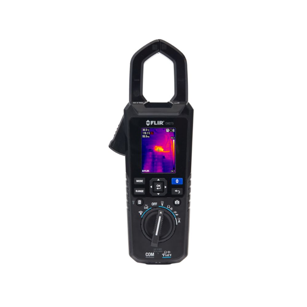 PINZA AMPERIMETRICA TERMOGRAFICA 600AAC/DC -10 A 150°C CM275 FLIR