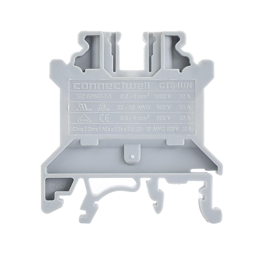 BORNE DE CONEXION 4MM2 PARA 1 CONEXION SIMPLE CTS4UN CONNECTWELL1