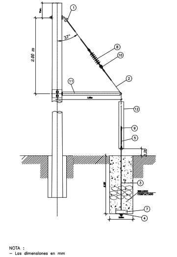 CONJUNTO RETENIDA VERTICAL TIPO RV ARAGCU AR1