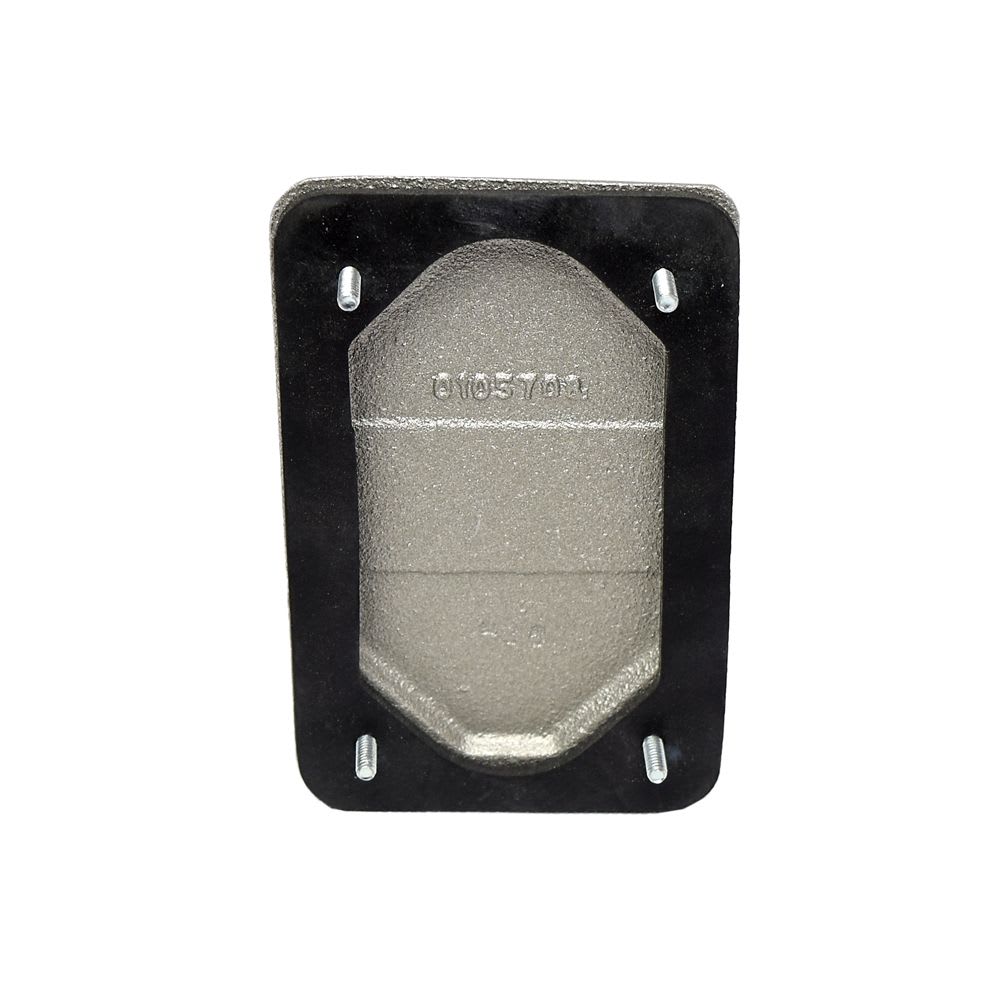 TAPA DE ALUMINIO CON EMPAQUE PARA CAJA RECTANGULAR FS Y FD UL DS100G CROUSE HINDS2