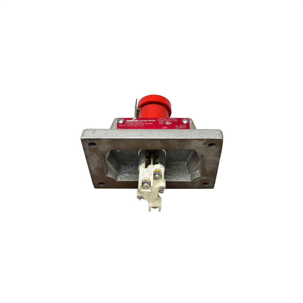 PULSADOR C/PARO EMERGENCIA NA+NC. SIN CAJA. CL1.DIV1 UL DSD918-S769 CROUSE HINDS2
