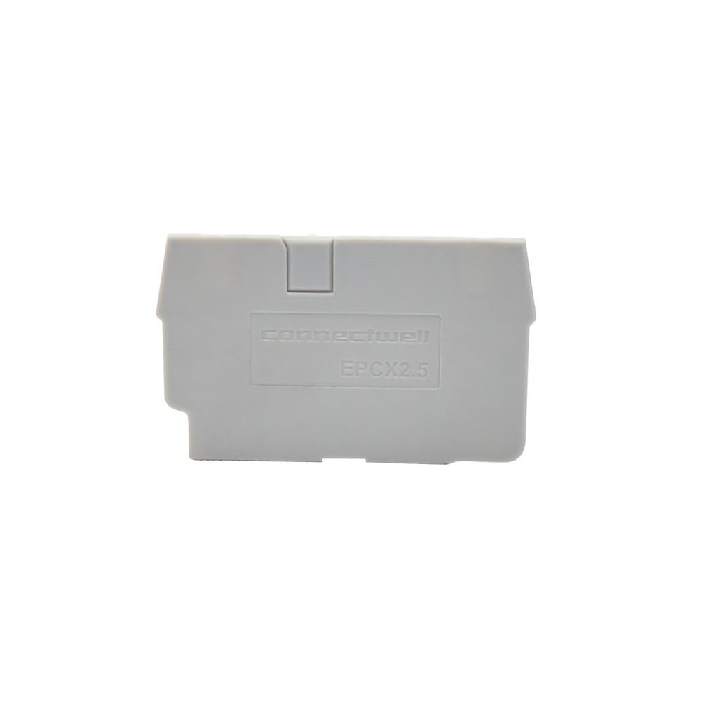 PLACA TERMINAL PARA BORNE TIPO RESORTE 2.5MM2 EPCX2.5 CONNECTWELL1