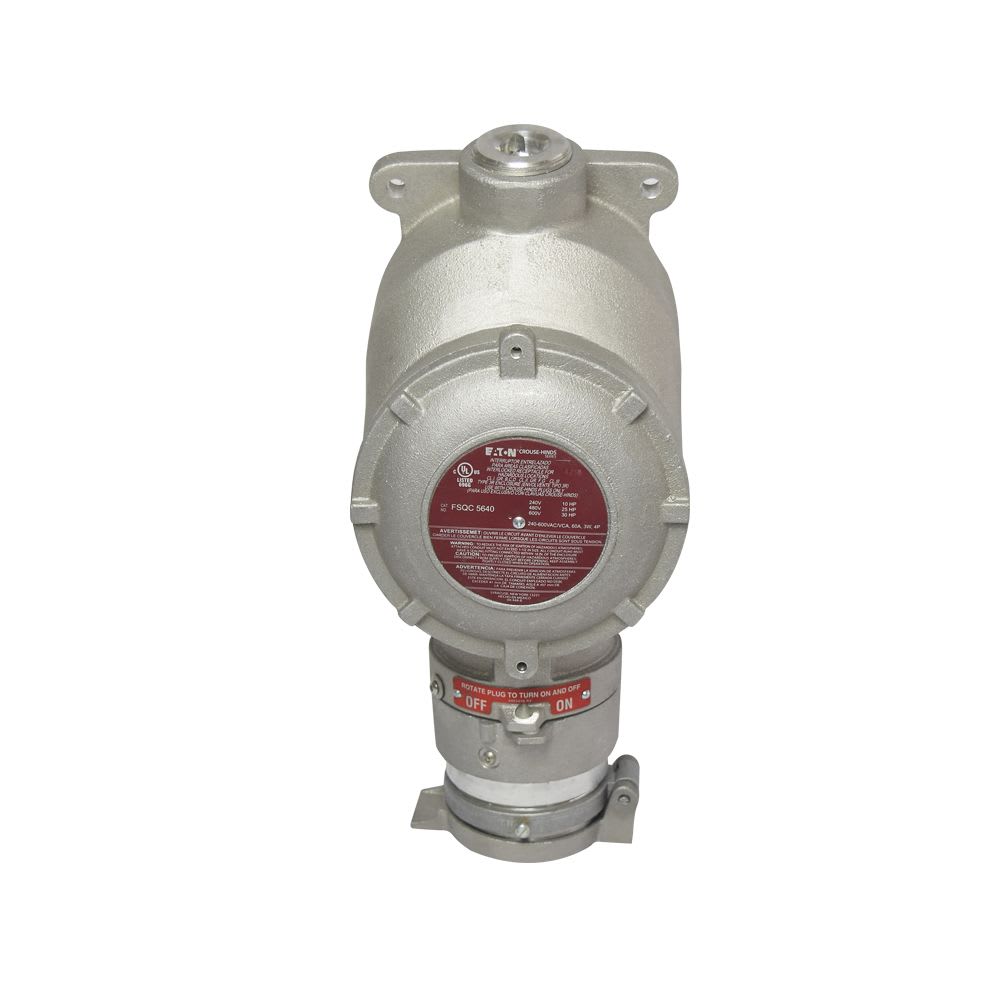 TOMACORRIENTE P/ADOSAR 3X60A+T 600V. 1 SALIDA 1 1/2''. CL1.DIV1 UL FSQC5640 CROUSE HINDS