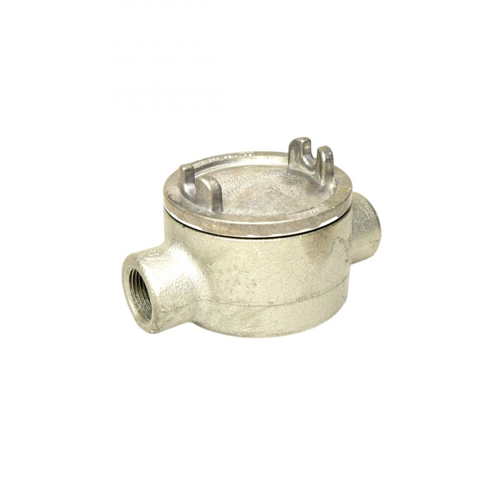 CAJA DE DERIVACION REDONDA C/TAPA ROSCA C 3/4''. CL1.DIV1 UL GUAC26 CROUSE HINDS