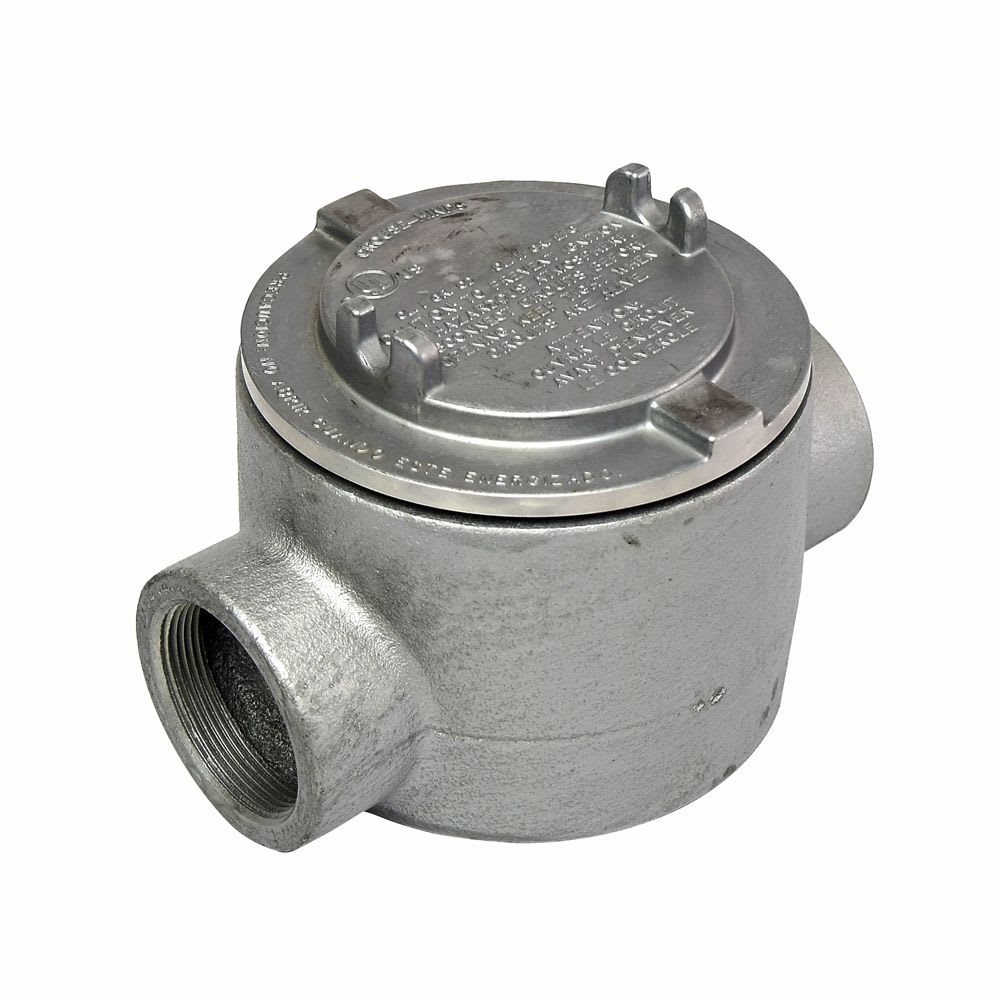 CAJA DE DERIVACION REDONDA C/TAPA ROSCA C 2''. CL1.DIV1 UL GUAC69 CROUSE HINDS