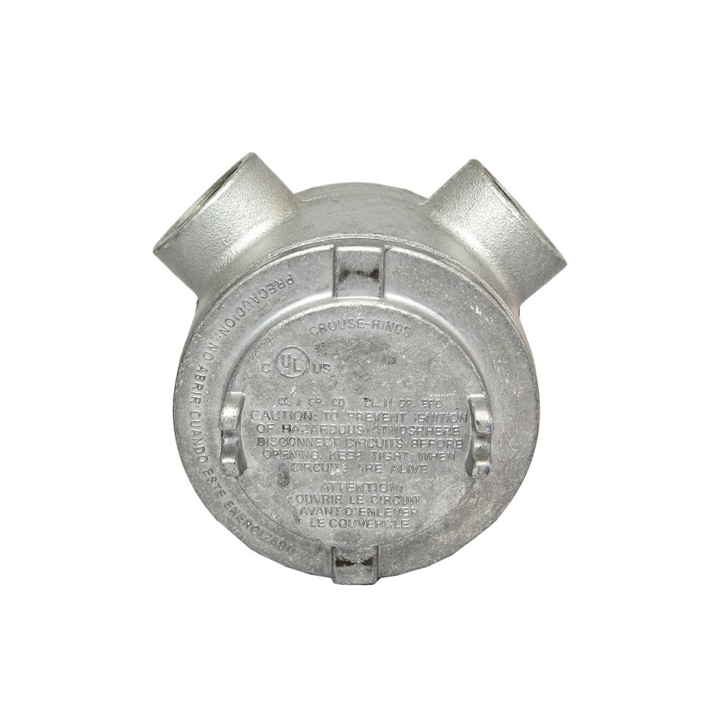 CAJA DE DERIVACION REDONDA C/TAPA ROSCA L 1/2