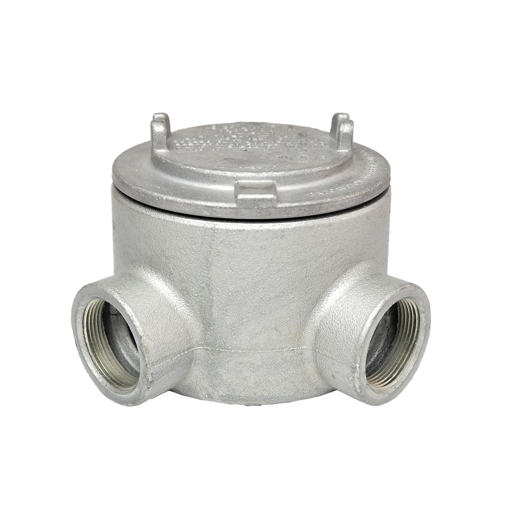 CAJA DE DERIVACION REDONDA C/TAPA ROSCA L 3/4