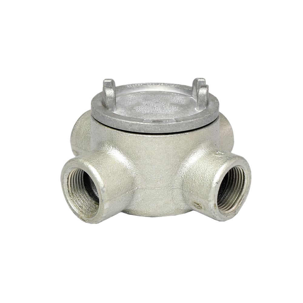 CAJA DE DERIVACION REDONDA C/TAPA ROSCA X 1