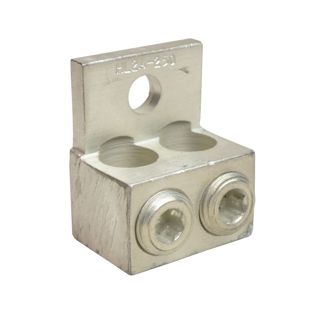 TERMINAL UNIVERSAL P/2 CABLES DE COBRE Y ALUMINIO 6AWG-250MCM 1H HL2A - 250 HEX1