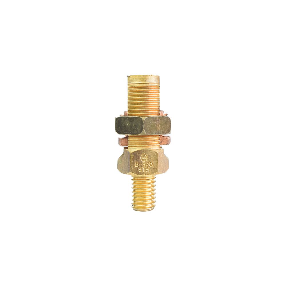 CONECTOR D/PUESTA A TIERRA 1 O 2 CABLES 2-2/0AWG A ESTRUCTURAS. PERNO: 1/2