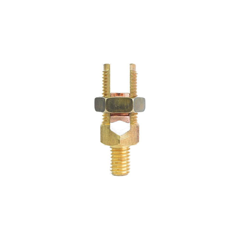 CONECTOR D/PUESTA A TIERRA 1 O 2 CABLES 2-2/0AWG A ESTRUCTURAS. PERNO: 1/2