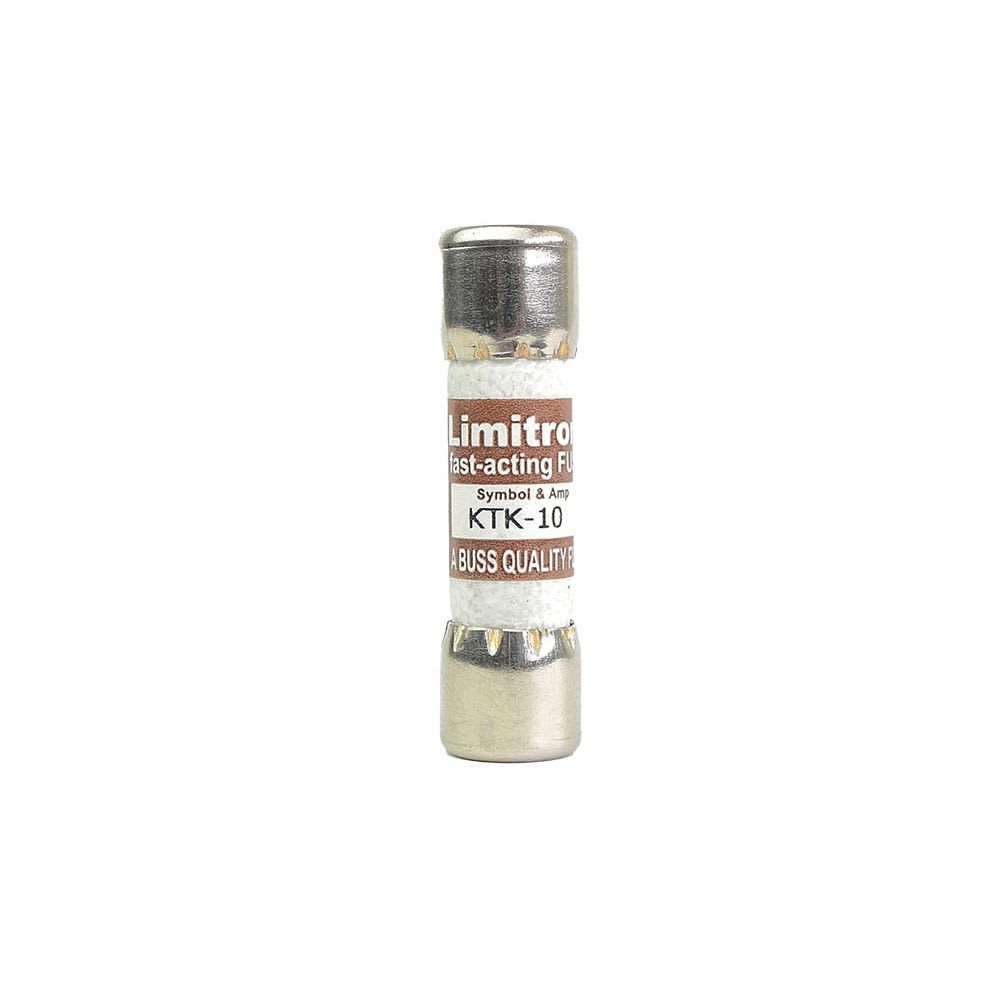 FUSIBLE DE 10A 600V PARA LUMINARIA KTK KTK-10 COOPER BUSSMAN