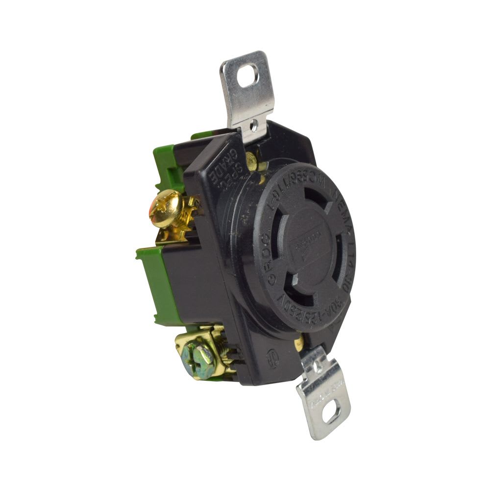 TOMACORRIENTE P/EMPOTRAR DE TORSION 3X30A+T 250V NEMA L14-30R L1430R COOPER B-LINE