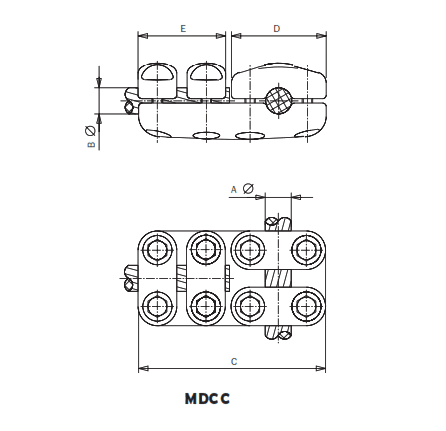 DERIVACION EN T PARA CABLES MDCC-2525 ARAGCU AS1
