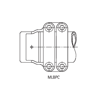 CONECTOR RECTO PARA UNION DE TUBO A PLETINA MLBPC-120 ARAGCU AS