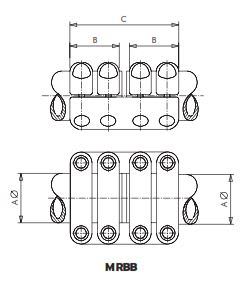 CONECTOR RECTO PARA UNION DE TUBOS MRBB-150150 ARAGCU AS2