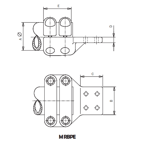 CONECTOR RECTO PARA UNION DE TUBO A PLETINA EN EL EJE MRBPE-10066 ARAGCU AS3
