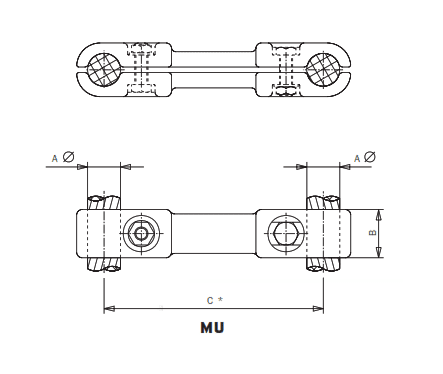 SEPARADOR PARA CABLE MU-35 ARAGCU AS2