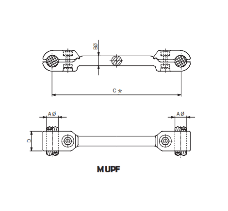 SEPARADOR PARA CABLES DUPLEX MUPF-32 ARAGCU AS1