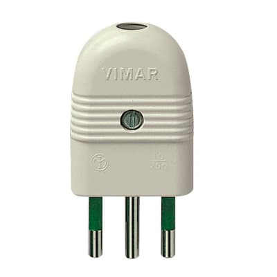 ENCHUFE 3 EN LINEA 2P + T 10A 250 BLANCO VIMAR