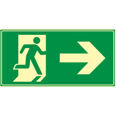 CARTEL SALIDA HACIA PUERTA DERECHA 03S190200005 FMF