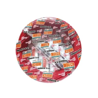 CABLE DE CONTROL GPT 12AWG 300V AISLAMIENTO PVC ROJO X ROLLO 10000656 INDECO