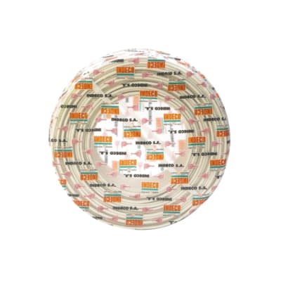 CABLE DE CONTROL GPT 16AWG 300V AISLAMIENTO PVC BLANCO X ROLLO 10000683 INDECO