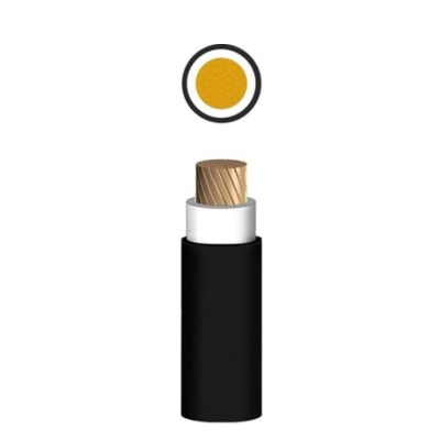 CABLE N2XOH UNIPOLAR 1X6MM2 1KV LIBRE DE HALOGENO NEGRO CLASE 2 X METRO LINEAL 10007437 INDECO