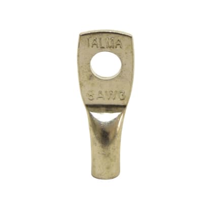 TERMINAL A COMPRESION CON BARRIL ESTANDAR CU/ES 8AWG 1H 1/4'' 35A TALMA