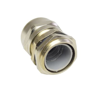 PRENSAESTOPA NIQUELADA CON CONTRATUERCA PG-16 IP68 HIP 68 - 16 HEX