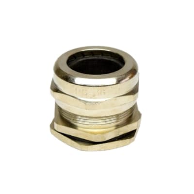 PRENSAESTOPA NIQUELADA CON CONTRATUERCA PG-36 IP68 HIP 68 - 36 HEX