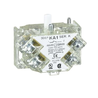 BLOCK DE CONTACTO 1NA 1NC PARA BOTONERA TIPO K 30MM 9001KA1 SCHNEIDER ELECTRIC