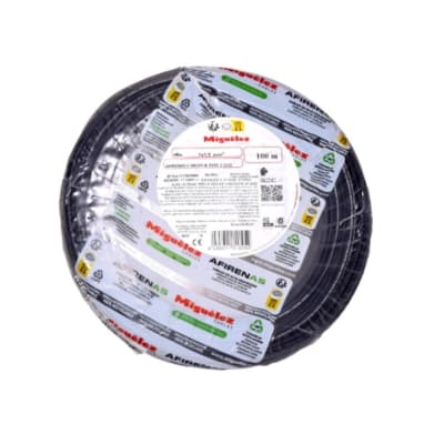 CABLE H07Z1-K 4MM2 450/750V LIBRE DE HALOGENO NEGRO CLASE 5XROLLO 84102 MIGUELEZ