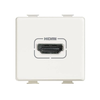 TOMA DE VIDEO HDMI 2 MODULOS BLANCO MATIX AM4284 BTICINO