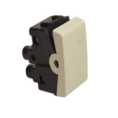 INTERRUPTOR UNIPOLAR 10A 250V 1 MODULO MARFIL MODUS STYLE AE2001EM BTICINO