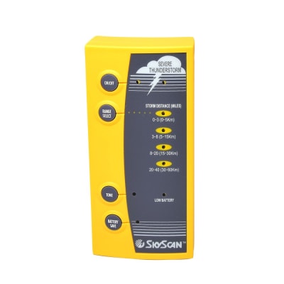 DETECTOR DE TORMENTA 0-64KM 4 RANGOS P5-3 SKYSCAN