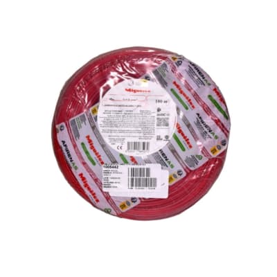CABLE H07Z1-K 6MM2 450/750V LIBRE DE HALOGENO ROJO CLASE 5XROLLO 84103 MIGUELEZ