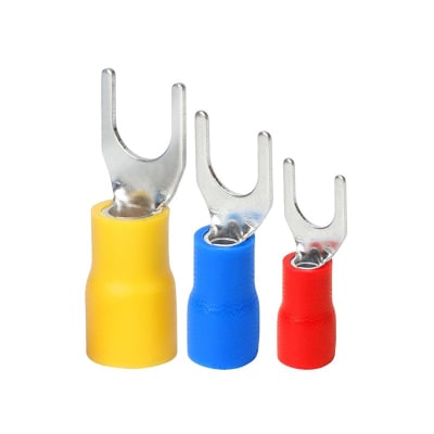 TERMINAL HORQUILLA AISLADA 14-16AWG 5/32 AZUL X100UND SM0001 KCL