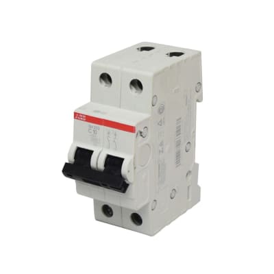 INTERRUPTOR TERMOMAGNETICO 2X10A 10/6KA 230/400V TIPO C DIN 2CDS212001R0104 ABB