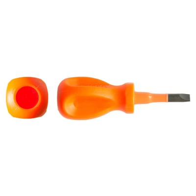 DESTORNILLADOR PLANO PERILLERO AISLADO L=40MM 6.5MM TB 6.5X40 D DERANCOURT