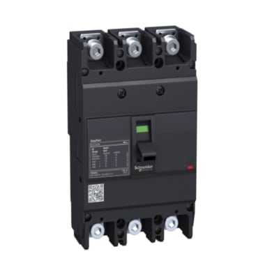 INTERRUPTOR TERMOMAGNETICO FIJO 3X125A 50/25/20KA 220/380/440V EZC250N3125 SCHNEIDER ELECTRIC
